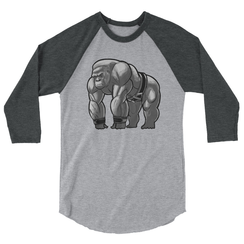 Gorilla 3/4 Sleeve Baseball Tee