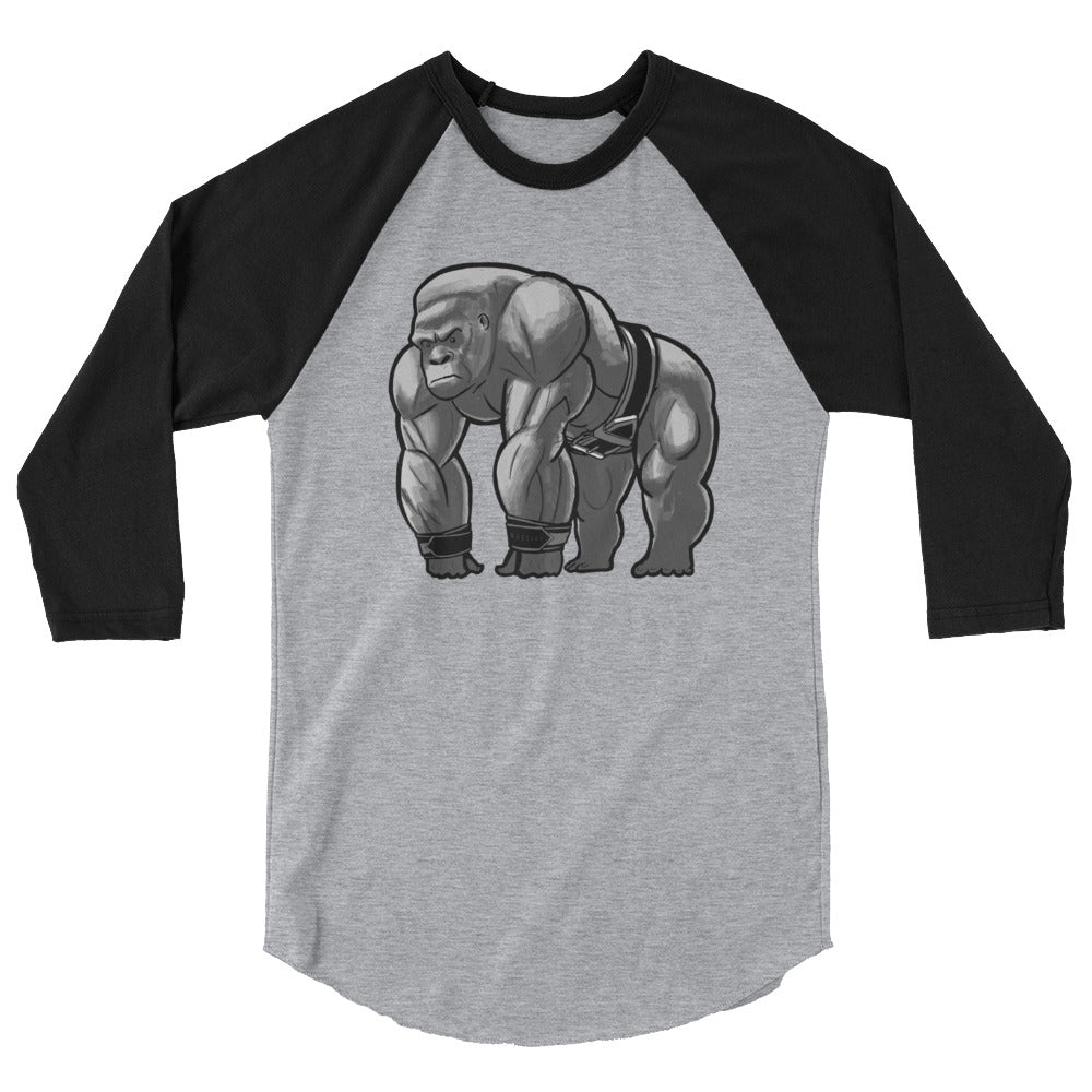 Gorilla 3/4 Sleeve Baseball Tee