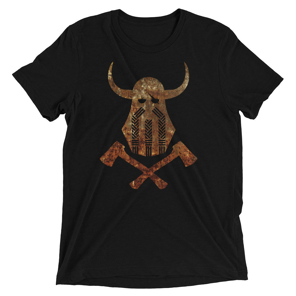 Viking Emblem Rust Tri-Blend T-Shirt