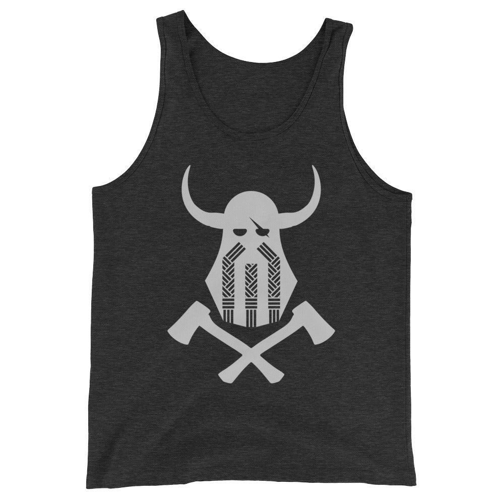 Viking Emblem Tri-blend Tank Top