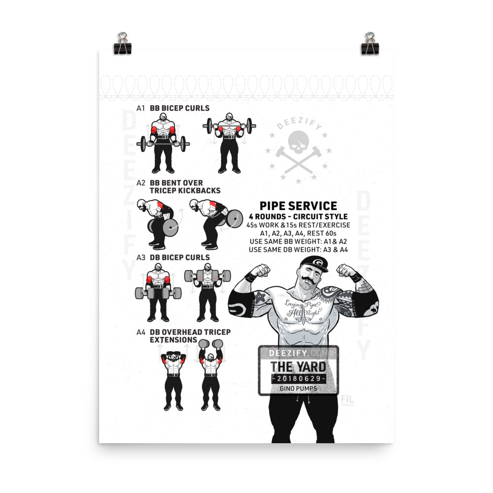 The Yard - Pipe Service Poster