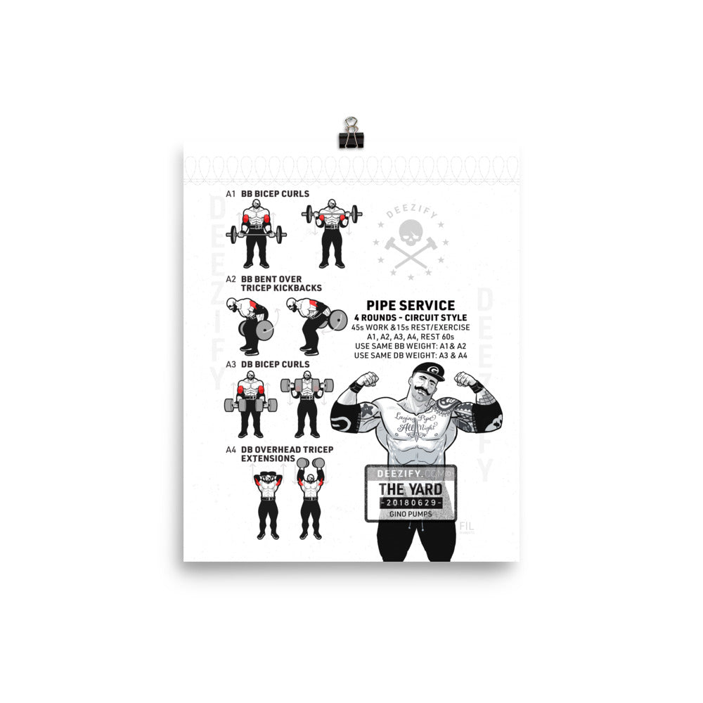 The Yard - Pipe Service Poster