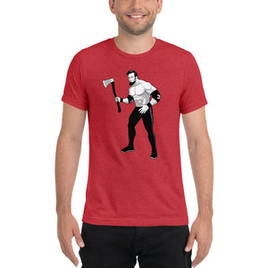 Savage Abe Fight Tri-blend T-shirt